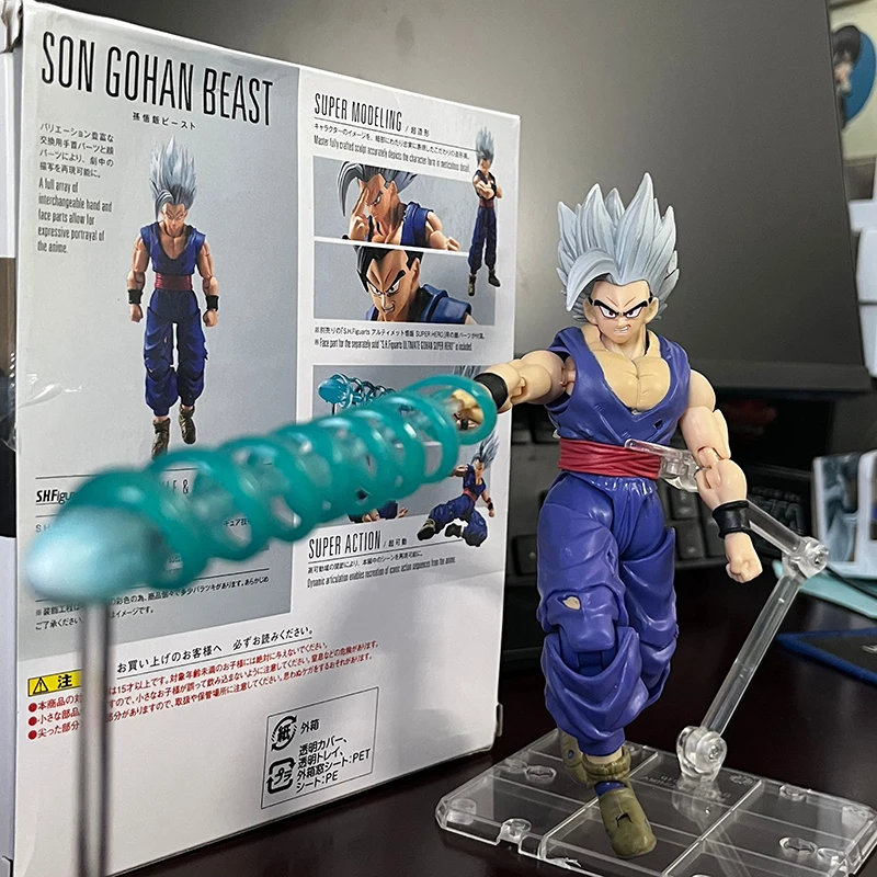 Seller dragon ball super hero s h figuarts son gohan beast shf pvc action figures model thumb200