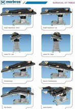 Electric Table Operating Table Sliding Top Split Leg Section MATRIX A ADVANCE - £5,302.12 GBP