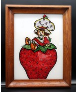 Vtg Strawberry Shortcake Foil Art 80&#39;s - $42.11 CAD