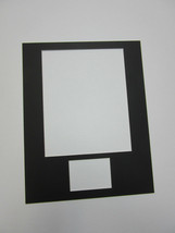 Picture Frame Mat 11x14 for 7x10 comic book and 3x5 card BLACK SET of 5 - £31.23 GBP