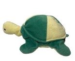 Ty  Turtle Snap Tye Dye Yellow Green Plush Stuffed 1996 Pillow Pals - £10.16 GBP