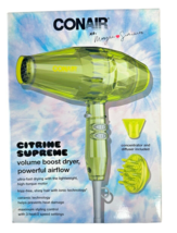 Conair Xo Morgan Simianer Volume Booster Hair Dryer Powerful Airflow In Green - $32.66
