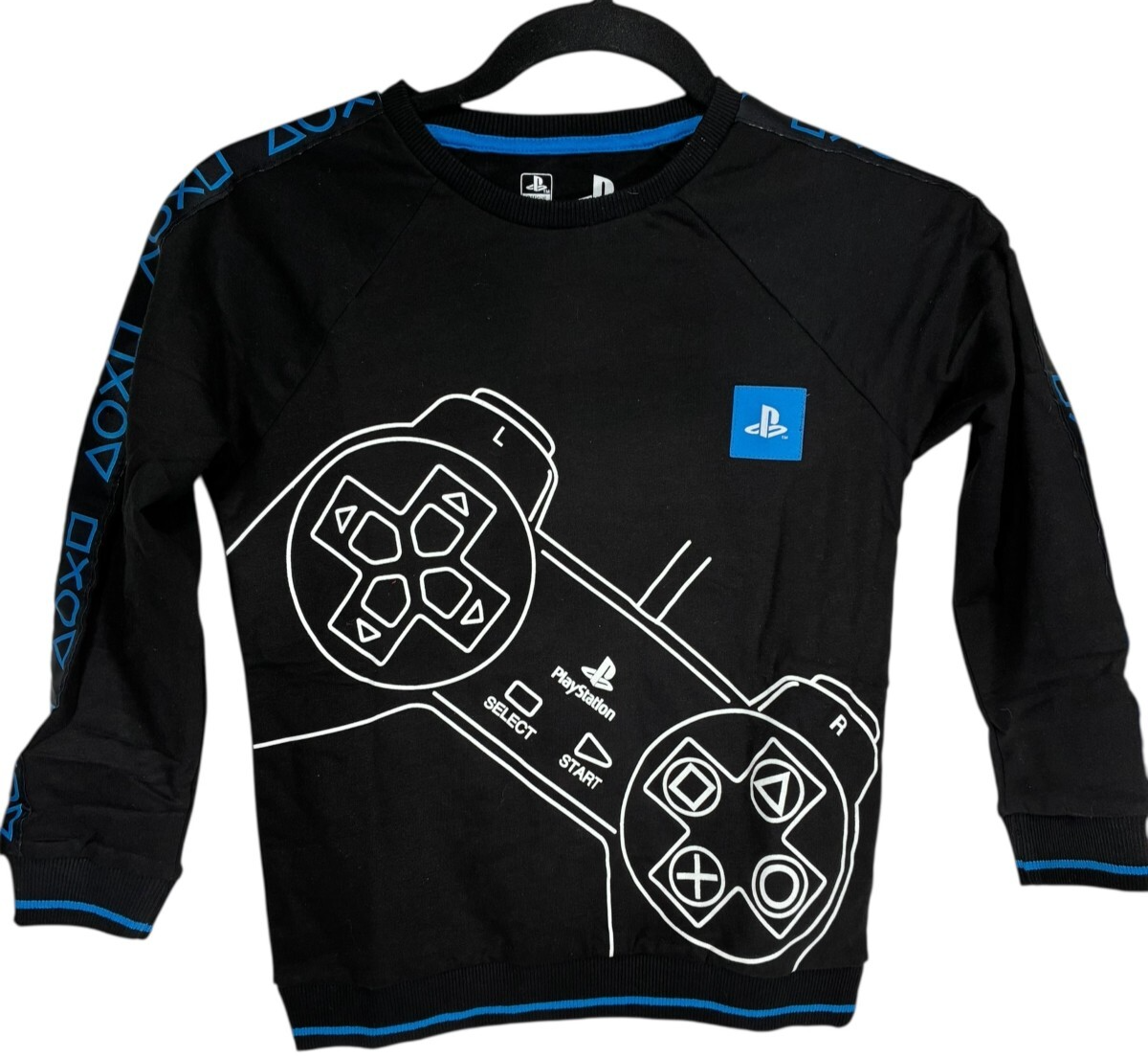 playstation boys black long sleeve sweatshirt by character.com size 7 Item image 2