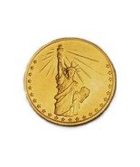 100 Year Statue of Liberty Commemorative Souvenir Coin, Gold Tone, LBT-05 - $20.03 CAD