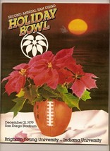 1979 Holiday Bowl Game Program BYU Indiana University - £62.59 GBP