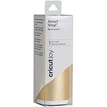 Cricut Smart Permanent Vinyl (5.5in x 48in, Shimmer Gold) for Joy machine - matl - £9.50 GBP