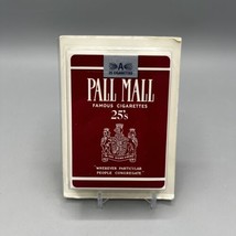 Vintage Pall Mall 25&#39;s Cigarette Pack Playing Card Deck - £7.90 GBP