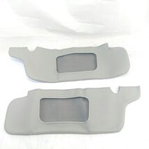 For 1994-2004 Ford Mustang Light Gray LH RH Microfiber Leather Sun Visor... - $56.71 CAD