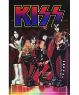 KISS Band On Cubes 1977 Reproduction 22 x 34 Poster - Love Gun Rock Music - $61.75 CAD