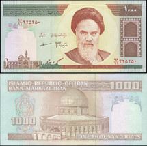 Iran. Banknote 1000 rials. ND (2010). Unc. Paper. Cat# P.143f - £1.14 GBP