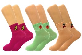 Quarter Socks for Women 3 Pairs Breathable Shoe Size 5 to 7  - £8.64 GBP