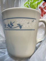 Corelle First Of Spring Mugs Blue White Set Of 8 Excellent - £41.05 GBP
