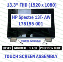 L75193-001 Hp Spectre 13-AW0013DX 13-AW0020CA Lcd Display Touch Screen Hinge Up - $305.90