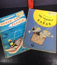 2 Book lot 2-in-1 Dandelion Library Babar and Beatrix Potter Hardcover Peter - £7.43 GBP