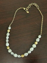 Brighton Gold Silver Tone Etched Disc Necklace 16”+3” - $39.59