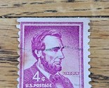 US Stamp Abraham Lincoln 4c Used Bar Cancel 1036 - $0.94