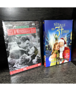 It&#39;s a Wonderful Life and Miracle on 34th Street DVD Set Classic Christm... - £15.56 GBP