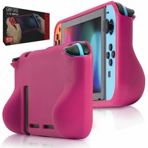 Orzly Comfort Grip Case For Nintendo Switch - Pink Comfort Padded Hand G... - £26.67 GBP