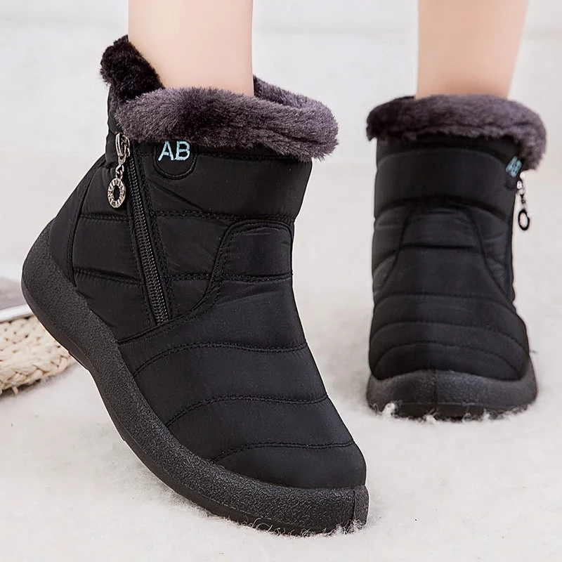 2024 Women Snow Boots Waterproof Non-slip Designer Female Ankle Boots Platform K - £59.65 GBP