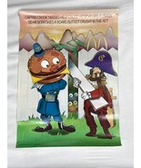 Vintage 1976 Captain Crook &amp; Big Mac Cop McDonald&#39;s Promo Poster 22&quot; X 16&quot; - $25.86 CAD