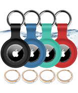 4 Pack,Ipx8 Waterproof Airtag Holder for Apple Air Tags with Air Tag Key... - $13.99