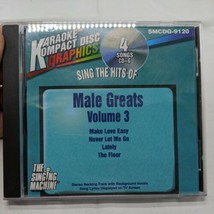 Karaoke Kompact Disc Graphics Sing The Hits Of Male Greats Vol 3 CD + G  - £11.18 GBP