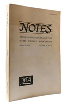 William M. Mc Clellan Notes: The Quarterly Journal Of The Music Library Associati - £43.14 GBP