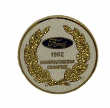 Ford Motorsport 1992 Manufacturers Champion Car Enamel Lapel Hat Pin Pin... - £4.75 GBP