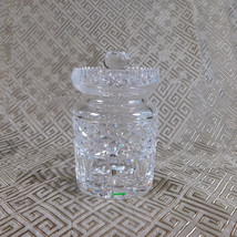 Waterford Cut Crystal Jelly Dish or Honey Pot with Lid # 22516 - £23.05 GBP