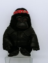 24K Polar Puff Special Effects Ramon 1997 Black Gorilla Plush Stuffed Animal 8&quot; - £19.63 GBP