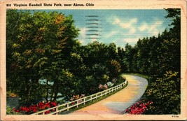 Virginia Kendall State Park Akron Ohio OH Linen Postcard B8 - £2.25 GBP