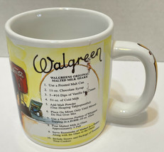 Walgreens Soda Fountain Series 1940s Coffee Cup Mug Old Fashioned Americ... - $7.78