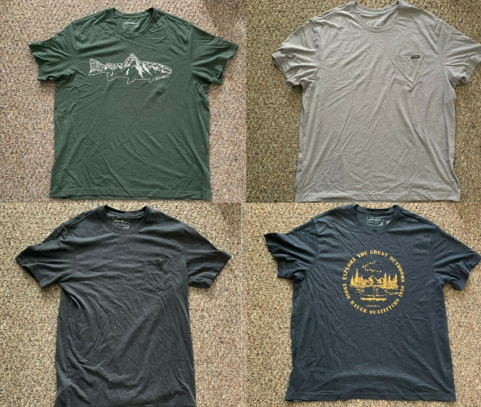 Eddie Bauer Graphic & Pocket T-Shirt - £15.97 GBP