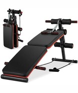 Multifunctional Sit up Bench 4 Position Adjustable Metal Workout Bench -... - $175.14 CAD