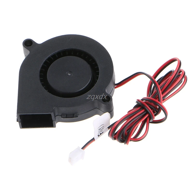 1pc 12v dc 50mm blow radial cooling fan hotend extruder for 3d printer whosale dropship thumb200