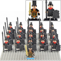Qin Dynasty Soldiers Qin Empire Ancient War Lego Moc Minifigures Toys Set 21Pcs - £26.37 GBP
