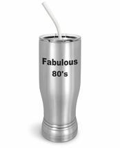 PixiDoodle Fabulous 80th Birthday Insulated Coffee Mug Tumbler with Spill-Resist - £26.85 GBP+