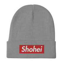 SHOHEI OHTANI Los Angeles Angels EMBROIDERED BEANIE Box Logo One-Size Kn... - $23.50