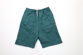 NOS Vtg 90s Streetwear Mens Large Blank Heavyweight Sweatpant Shorts Gre... - $44.50