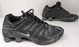 Nike Mens Shox NZ Running Shoes 378341-019 Tripple Black Sneakers Size 9... - £38.71 GBP