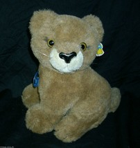 9&quot; Vintage R Dakin Pillow Soft Lions Pride Brown Lion Stuffed Animal Plush Toy - £18.98 GBP