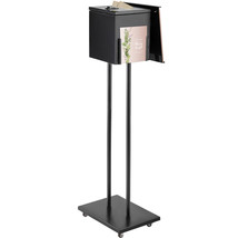 VEVOR Floor Standing Suggestion Box Donation Box w/ Stand &amp;amp Rolling W... - £93.35 GBP