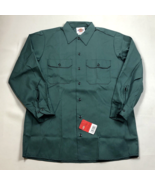 Vintage Dickies Mens Long Sleeve Button Front Shirt 15/15 1/2 X 32-33 Ne... - $752.19 MXN