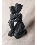 Vintage Handmade &#39;Loving Arms&#39; Mother &amp; Child Cubist Statue - $555.59 MXN