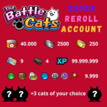 Super reroll Battle Cats 4cc0unt [4ndroid/i0S] [All regions] - £6.94 GBP