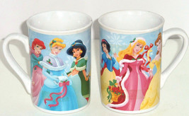 Disney Princess Coffee Mug Cinderella Belle Belle Ariel Snow White Jasmine Lot 2 - $39.95