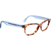 Fendi Eyeglasses FF0034 7OK Brown Marble/Transparent Blue Frame Italy 54... - $2,815.46 MXN