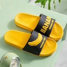 Women Summer Slippers Cute Fruit Banana Couples Bathroom Indoor Slipper Female M - £20.78 GBP