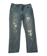 Liverpool Cropped Boyfriend Jeans Size 4/27 Destroyed Wash EXCELLENT CON... - €17,00 EUR