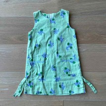Lilly Pulitzer White Label Green Blue Floral Shift Dress - £19.28 GBP